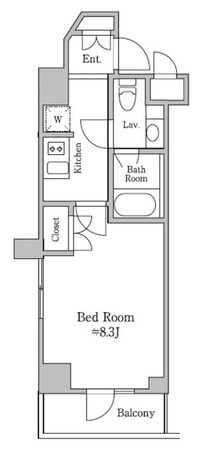 レジディア板橋の物件間取画像